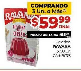 Diarco Gelatina Ravana x 50gr oferta
