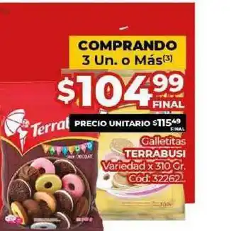 Diarco Galletitas Terrabusi Variedad x 310gr oferta