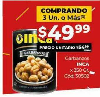 Diarco Garbanzos Inca x 350gr oferta