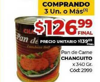 Diarco Pan De Carne Changuito x 340gr oferta
