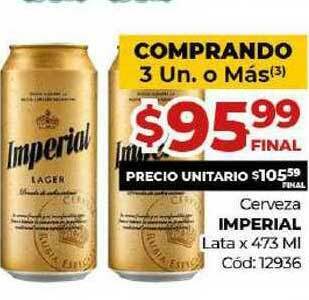Diarco Cerveza Imperial Lata x 473ml oferta