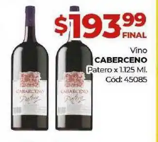 Diarco Vino Caberceno Patero x 1.125ml oferta