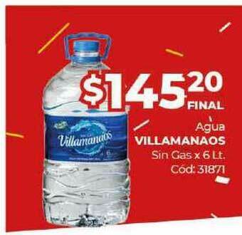 Diarco Agua Villamanaos Sin Gas x 6lt oferta