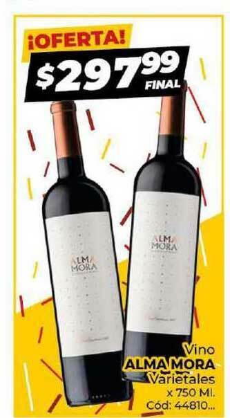 Diarco Vino Alma Mora Varietales X 750ML oferta
