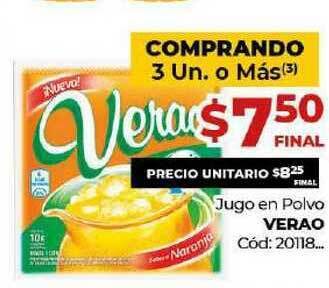 Diarco Jugo En Polvo Verao oferta