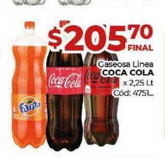 Diarco Gaseosa Linea Coca Cola oferta