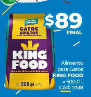 Diarco King Food Alimento Para Gatos x 500gr oferta
