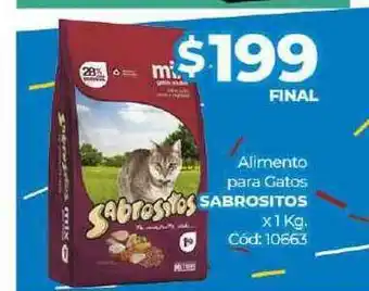 Diarco Alimento Para Gatos Sabrositos x 1kg oferta