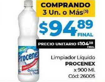 Limpiador Líquido Procenex x 900ml
