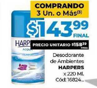 Diarco Desodorante De Ambientes Harpers x 220ml oferta