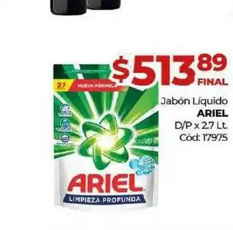 Diarco Jabón Líquido Ariel D-P x 2.7lt oferta