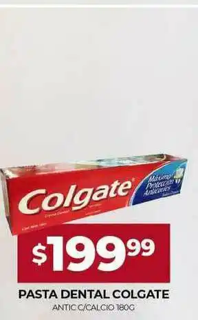 Supermercados Tadicor Pasta Dental Colgate x 180g oferta