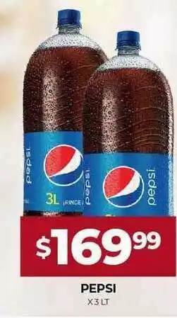 Supermercados Tadicor Pepsi x 3lt oferta