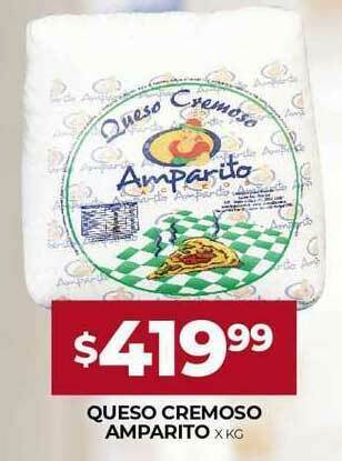 Supermercados Tadicor Queso Cremoso Amparito oferta