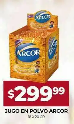 Supermercados Tadicor Jugo En Polvo Arcor 18x20gr oferta
