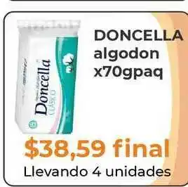 Pasos Supermercado Doncella Algodon X70gpaq oferta
