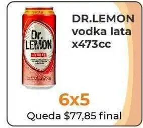 Pasos Supermercado Dr.lemon Vodka Lata X473cc oferta