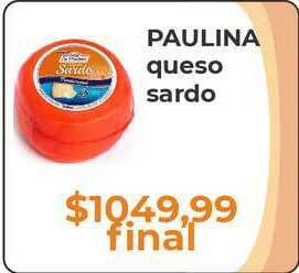 Pasos Supermercado Paulina Queso Sardo oferta
