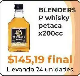 Pasos Supermercado Blenders P Whisky Petaca X200cc oferta