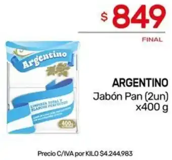 Nini Mayorista ARGENTINO Jabón Pan 2un x 400g oferta