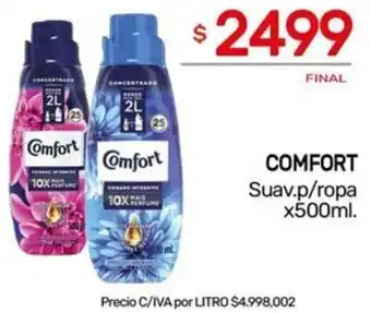 Nini Mayorista COMFORT Suav.p/ropa x 500ml oferta