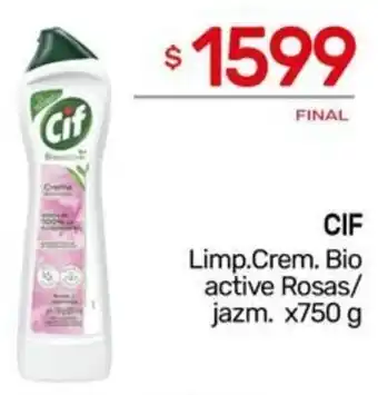 Nini Mayorista CIF Limp.Crem. Bio active Rosas/ jazm. x 750g oferta
