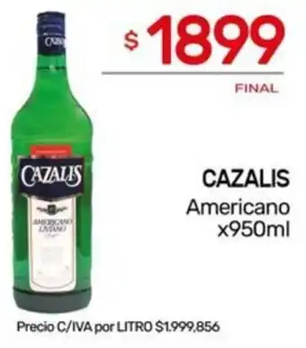 Nini Mayorista CAZALIS Americano x 950ml oferta