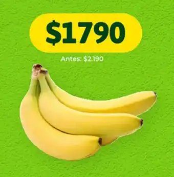 Super MAMI BANANA ECUADOR X KG oferta