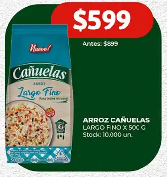 Super MAMI ARROZ CAÑUELAS LARGO FINO X 500 G oferta