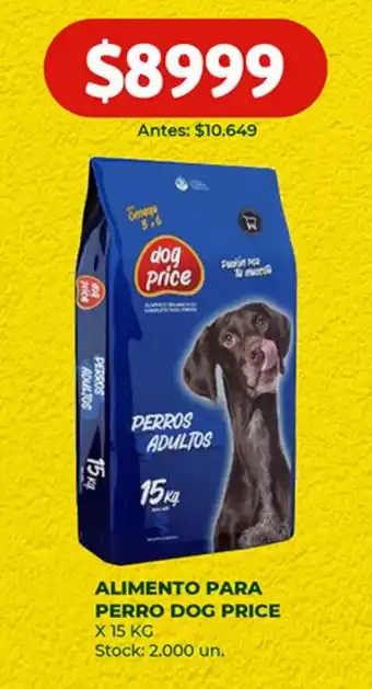 ALIMENTO PARA PERRO DOG PRICE X 15 KG