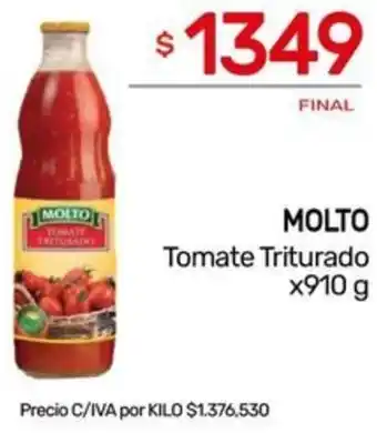 Nini Mayorista MOLTO Tomate Triturado x 910g oferta