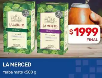 Nini Mayorista LA MERCED Yerba mate x 500g oferta