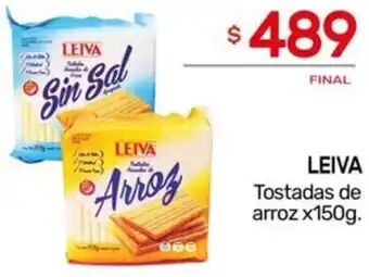 Nini Mayorista LEIVA Tostadas de arroz x 150g oferta