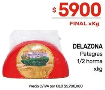 Nini Mayorista DELAZONA Pategras 1/2 horma x kg oferta