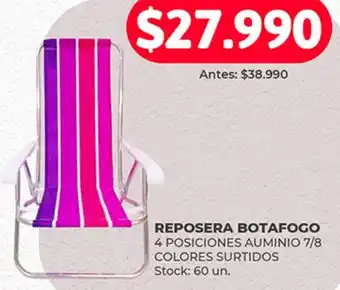 Supermercados Tadicor REPOSERA BOTAFOGO 4 POSICIONES AUMINIO 7/8 COLORES SURTIDOS oferta