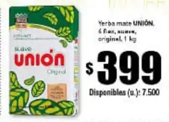 Cooperativa Obrera Yerba mate Unión 1 kg oferta
