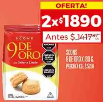 Supermercados DIA SCONS 9 DE ORO X 180G oferta