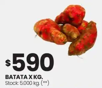 Changomas BATATA X KG oferta