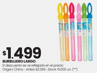 Changomas BURBUJERO LARGO oferta