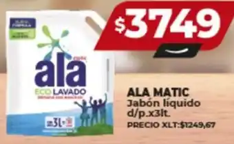 Supermayorista Vital ALA MATIC Jabón líquido d/p.x3lt oferta