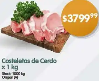 Supermercados Buenos Días Costeletas de Cerdo x 1kg oferta