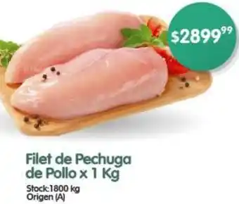 Supermercados Buenos Días Filet de Pechuga de Pollo x 1kg oferta
