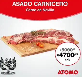 Atomo Conviene ASADO CARNICERO Carne de Novillo oferta