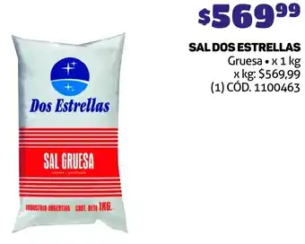Makro SAL DOS ESTRELLAS Gruesa x 1kg oferta