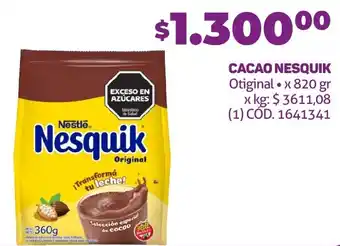Makro CACAO NESQUIK Otiginal x 820gr oferta