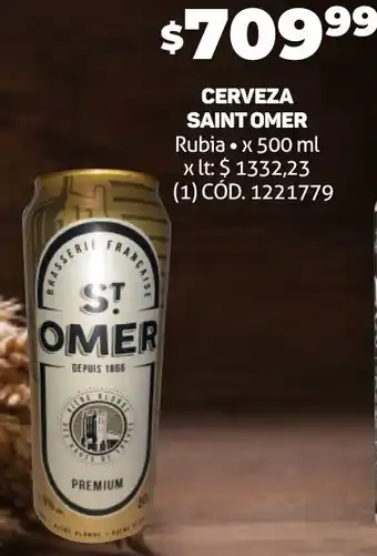 Makro CERVEZA SAINT OMER x 500ml oferta