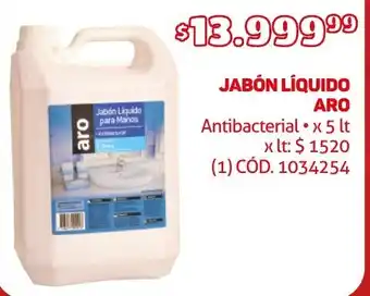 Makro JABÓN LÍQUIDO ARO x 5lt oferta