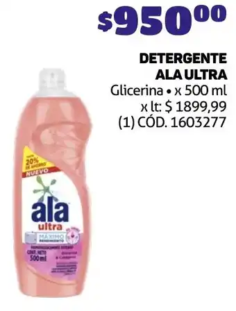 Makro DETERGENTE ALA ULTRA Glicerina x 500ml oferta