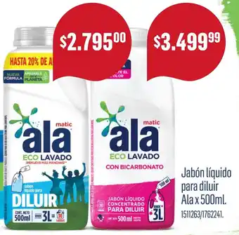 Makro Jabón líquido para diluir Ala x 500ml oferta