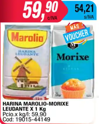 Maxiconsumo Marolio-Morixe Harina Leudante x 1 kg oferta